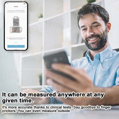 🩸Health America Subsidized Product | Professional 12in1 Glucose & Vital Signs Monitor-Painless. Fast. Precise& FDA-Backed(Made in California. USA)