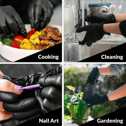 🔥 Heavy Duty Nitrile Gloves,6mil-50 Count
