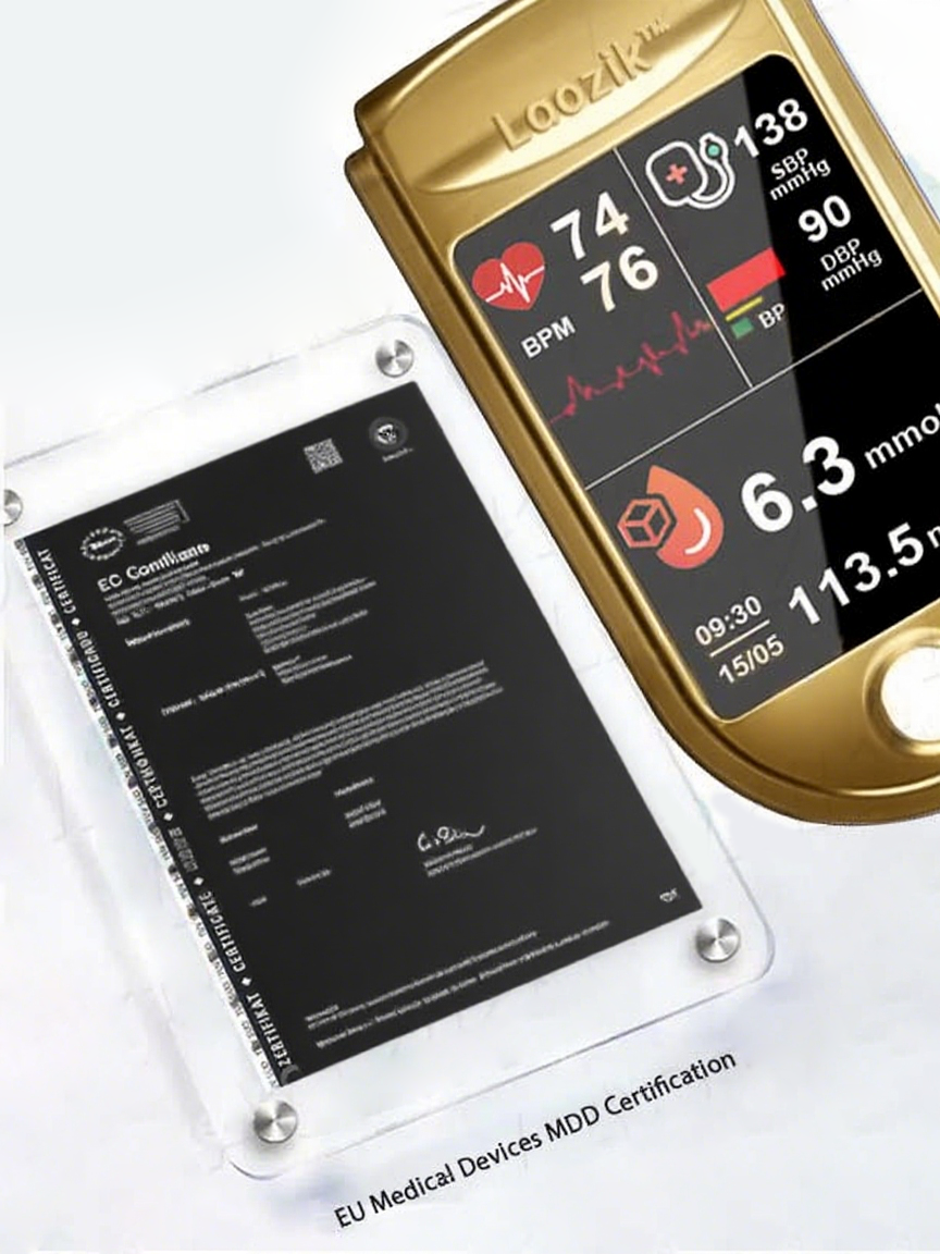 🩸Health America Subsidized Product | Professional 12in1 Glucose & Vital Signs Monitor-Painless. Fast. Precise& FDA-Backed(Made in California. USA)